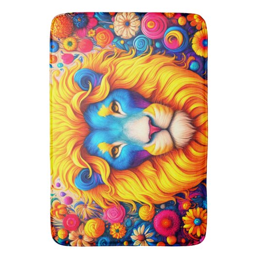 Lion Artwork Badmat (Voorkant Verticaal)