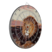 Lion Artwork Dartbord (Voorkant Links)