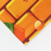 Lion Artwork Fleece Deken (Hoek)