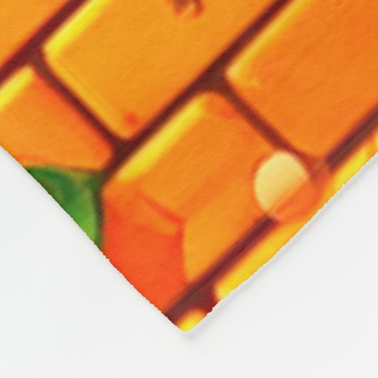 Lion Artwork Fleece Deken (Hoek)