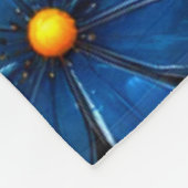 Lion Artwork Fleece Deken (Hoek)