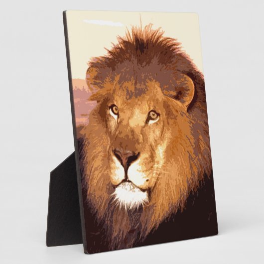 Lion Artwork Fotoplaat (Zijkant)