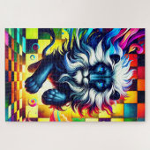 Lion Artwork Legpuzzel (Horizontaal)