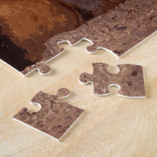 Lion Artwork Legpuzzel (Zijkant)