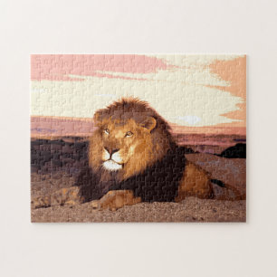 Lion Artwork Legpuzzel