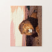 Lion Artwork Legpuzzel (Verticaal)
