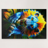 Lion Artwork Legpuzzel (Horizontaal)