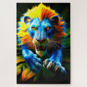 Lion Artwork Legpuzzel (Verticaal)