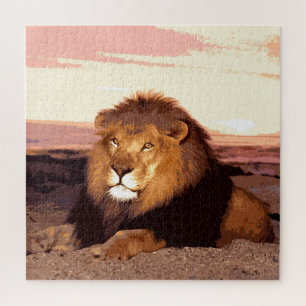 Lion Artwork Legpuzzel