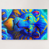 Lion Artwork Legpuzzel (Horizontaal)
