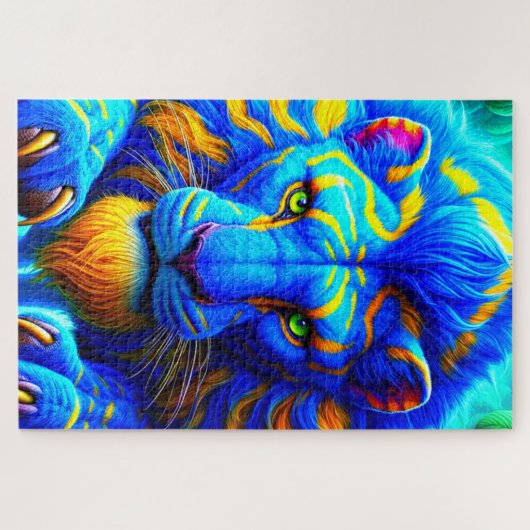 Lion Artwork Legpuzzel (Horizontaal)