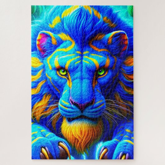 Lion Artwork Legpuzzel (Verticaal)