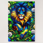 Lion Artwork Legpuzzel (Verticaal)
