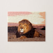 Lion Artwork Legpuzzel (Horizontaal)