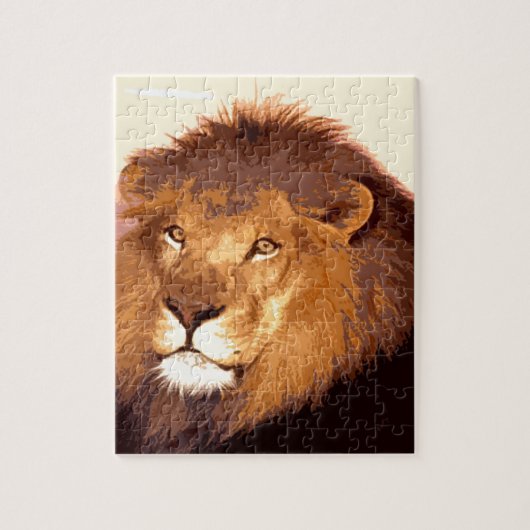 Lion Artwork Legpuzzel (Verticaal)