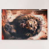 Lion Artwork Legpuzzel (Horizontaal)
