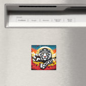 Lion Artwork Magneet (Insitu (Vaatwasser))