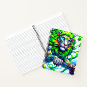 Lion Artwork Notitieboek (Binnen)