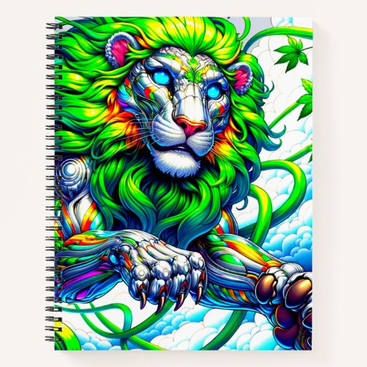 Lion Artwork Notitieboek (Voorkant)