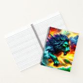 Lion Artwork Notitieboek (Binnen)