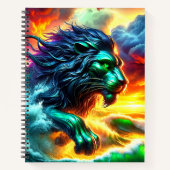Lion Artwork Notitieboek (Voorkant)