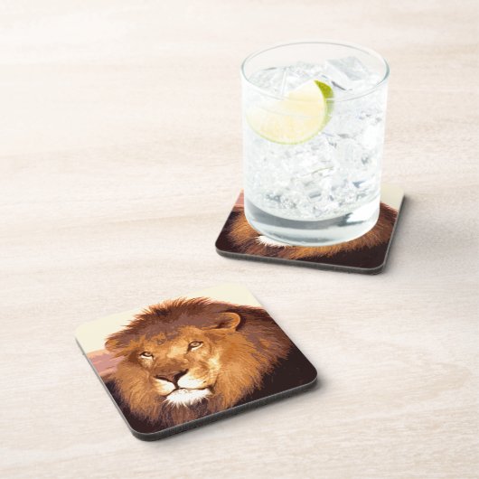 Lion Artwork Onderzetter (Rechterzijde)