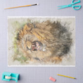 Lion Artwork-ontkoppeling Tissuepapier (Craft)