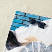 Lion Artwork Strandlaken (In situ)