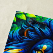 Lion Artwork Strandlaken (In situ)