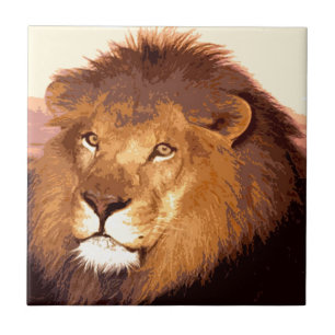 Lion Artwork Tegeltje