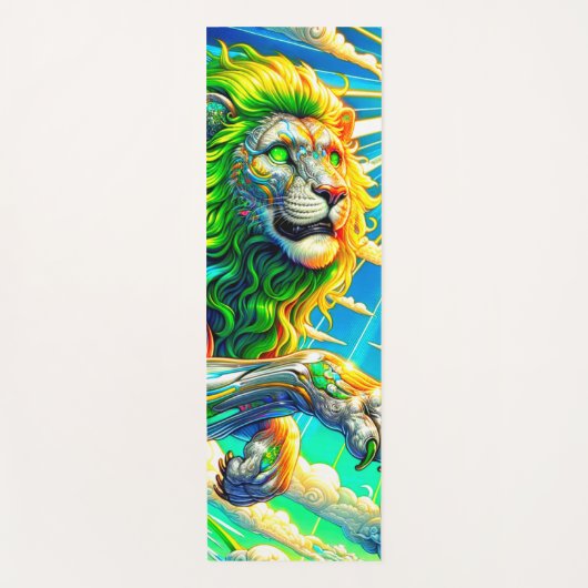Lion Artwork Yogamat (Voorkant)