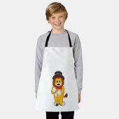 Lion as Gentleman with Pet Schort (Gedragen)