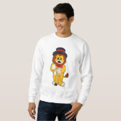 Lion as Gentleman with Pet Trui (Voorkant volledig)