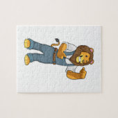 Lion as Handyman Screwdriver Legpuzzel (Horizontaal)