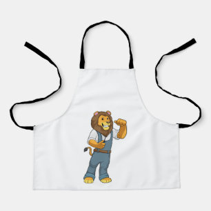 Lion as Handyman Screwdriver Schort