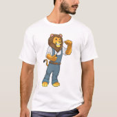 Lion as Handyman Screwdriver T-shirt (Voorkant)