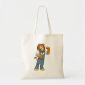 Lion as Handyman Screwdriver Tote Bag (Voorkant)