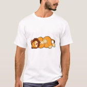 Lion at Sleeping T-shirt (Voorkant)