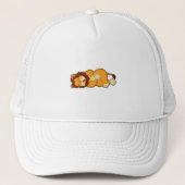 Lion at Sleeping Trucker Pet (Voorkant)