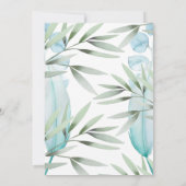 Lion Baby Boy doopuitnodiging Kaart (Achterkant)