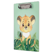 Lion Baby en leder Klembord (Links)