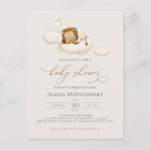 Lion Baby shower Briefkaart (Voorkant)