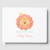 Lion Baby shower Gastenboek (Voorkant)