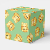 Lion Baby shower Green Bedankdoosjes (Achterkant)