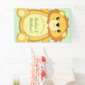 Lion Baby shower Green Spandoek (Insitu)