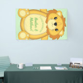 Lion Baby shower Green Spandoek (Beurs)