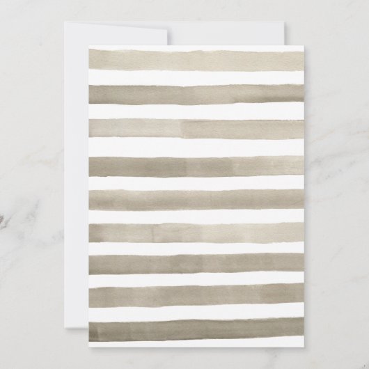 Lion Baby shower Invitation - Oerwoud Dier Thema Kaart (Achterkant)