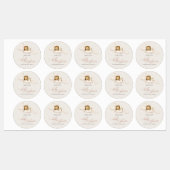 Lion Baby shower Labels (Vel)