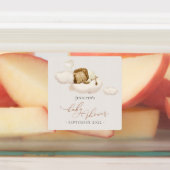 Lion Baby shower Labels (Aangebracht)
