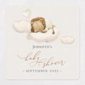 Lion Baby shower Labels (Design 1)